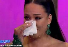 Melissa Klug rompe en llanto y se pronuncia sobre los S/ 300 mil que le exige Farfán