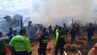 Incendio que dejó en cenizas almacén de Huancayo empezó con quema de pastizal