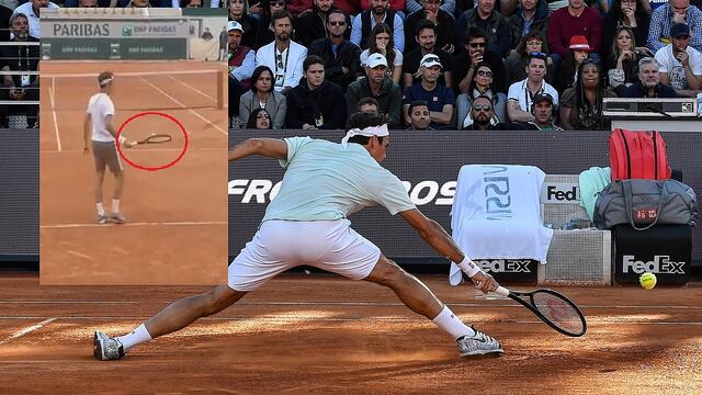 Impresionante Roger Federer: La magia que sorprendió al público durante su entrenamiento (VIDEO)