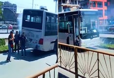 Independencia: Bus del Metropolitano emana humo por falla mecánica y causa alarma en pasajeros
