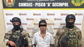 Capturan a Maquensi, presunto integrante de la banda criminal “Los sanguinarios de Pisco”