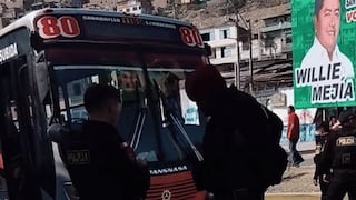 Atacan a balazos bus de Nueva América y hieren al conductor en Pista Nueva