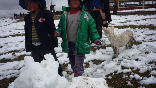 Junín: Declaran en emergencia a 38 distritos por bajas temperaturas
