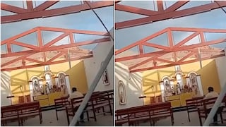 Palpa: vientos huracanados destruyen el techo de la capilla más antigua de Santa Rosa de Río Grande