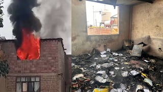Tacna: Mujer resulta herida en voraz incendio en tercer piso de vivienda