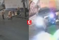 Cercado de Lima: camioneta fuera de control arrolló a tres trabajadores de limpieza en Alfonso Ugarte (VIDEO)
