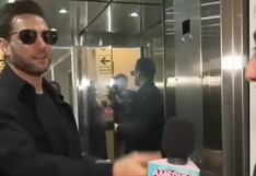 Nicola Porcella a reportero de ‘América Hoy’ cuando le propuso ir al programa: “Otro día hablamos”