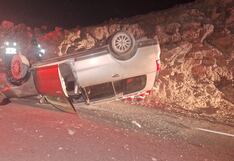 Tacna: Conductor se duerme y ocasiona volcadura con tres heridos