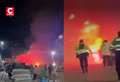 Explosiones en feria navideña de Ayacucho dejan heridos y locales afectados
