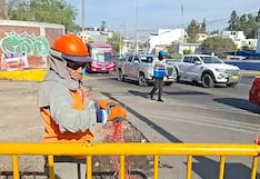 Congestión vehicular por cierre de la calle Peral en el Cercado de Arequipa