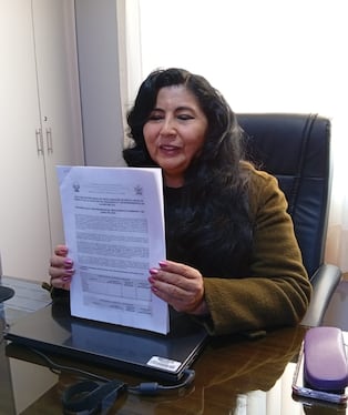 Presidenta del Jurado Electoral Especial de Tacna Norma Tellería Vega. (Foto: Adrian Apaza)