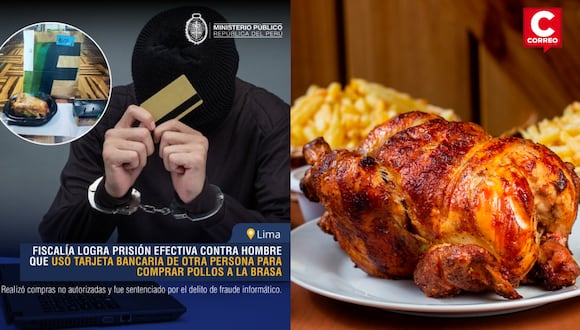 Sentencian a cinco años de cárcel a sujeto que utilizó tarjeta bancaria ajena para comprar pollo a la brasa