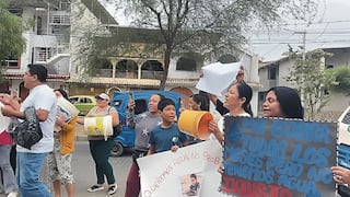 Vecinos del A.H Mónica Zapata protestan por falta de agua en Piura
