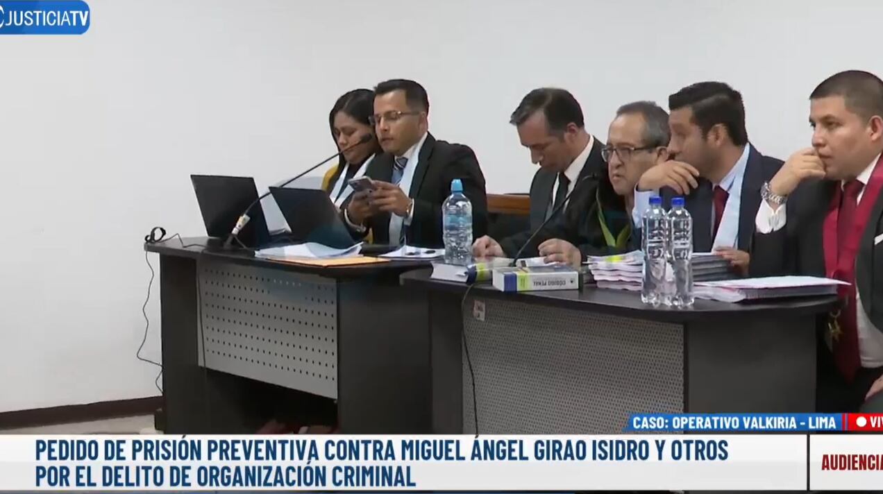 Poder Judicial audiencia caso Valkiria.