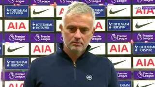 José Mourinho: “No fuimos lo suficientemente buenos” 