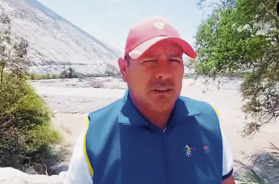 El alcalde del distrito de Bella Unión (Caravelí), Richard Vega Taipe, pide ayuda. (Foto: Difusión)