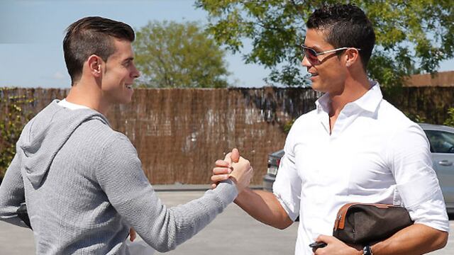 Real Madrid: Gareth Bale fue recibido por Cristiano Ronaldo 