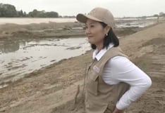 Keiko Fujimori supervisa obras para reducir riesgos por El Niño en Piura y La Libertad