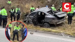 “¡Hijo, hijo!”: padre llegó a accidente en la Carretera Central y encontró muertos a su pareja e hijo de 7 años
