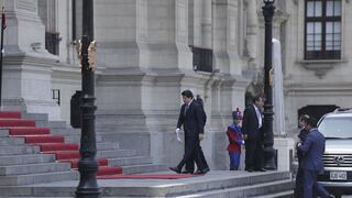 Dina Boluarte recibió a líderes de Acción Popular en Palacio de Gobierno