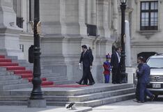 Dina Boluarte recibió a líderes de Acción Popular en Palacio de Gobierno