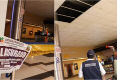 Ica: clausuran área del cine de centro comercial por riesgos en el techo