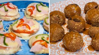 Ideas de lonchera escolar: Receta de galletas de lúcuma y mini pizzas en pan pita con jamón