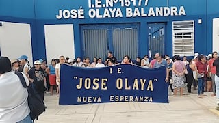 Piura: Padres y director exigen entrega del colegio José Olaya Balandra antes del año escolar 2026