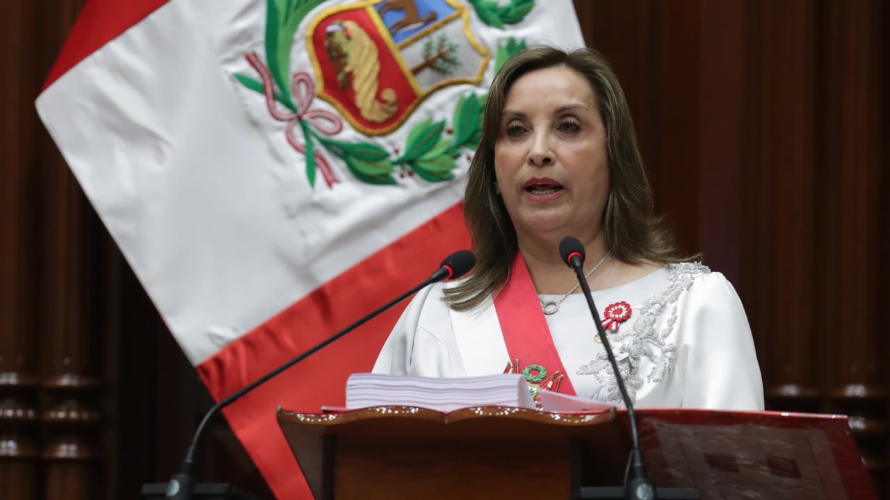 Dina Boluarte. (Foto: Alessandro Currarino @gec)