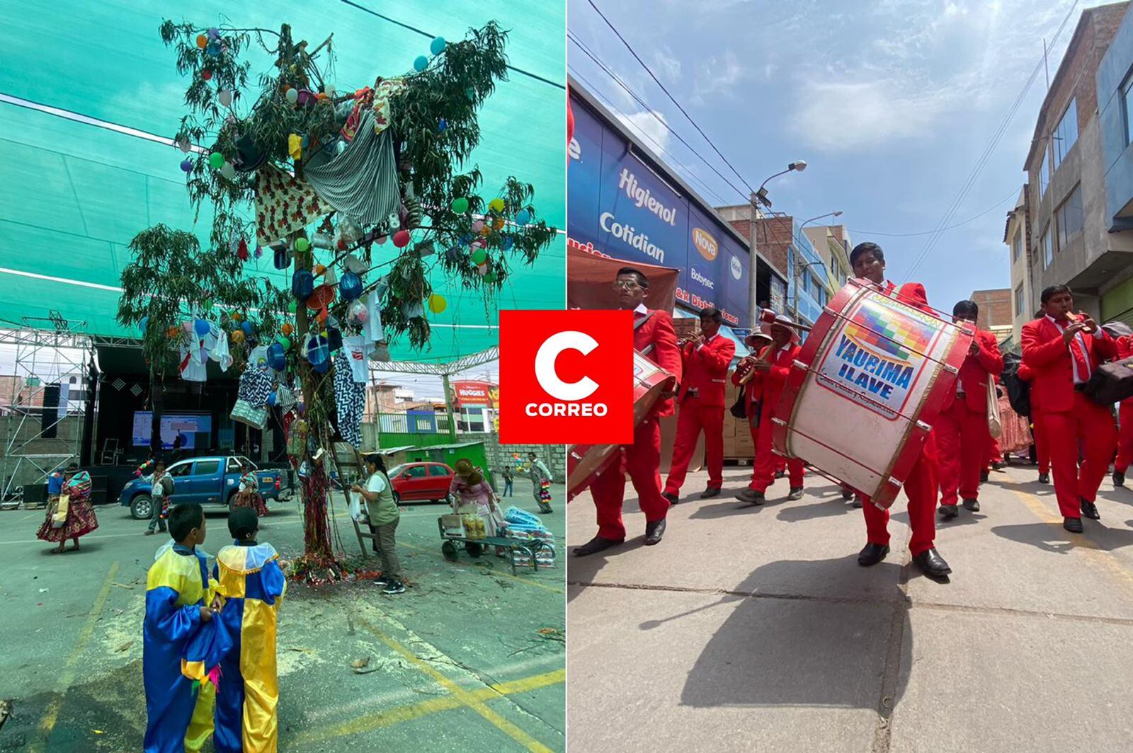 Bandas y danzantes de Puno en celebración. (Foto: GEC)