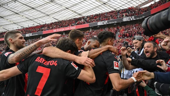 Bayer Leverkusen hace historia (Foto: AFP)