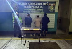 Chincha: intervienen a dos jóvenes investigados por robo agravado y receptación