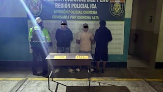 Chincha: intervienen a dos jóvenes investigados por robo agravado y receptación