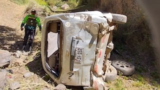 Sexagenario despista y vuelca vehículo a abismo de 100 metros y pierde la vida en Huancavelica