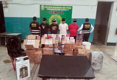 Chincha: atrapan a cuatro sujetos con mercadería robada mediante el ‘patinaje’ por más de 40 mil soles