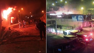 Tacna: Incendio arrasa con vivienda y deja en la calle a tres familias en Alto de la Alianza