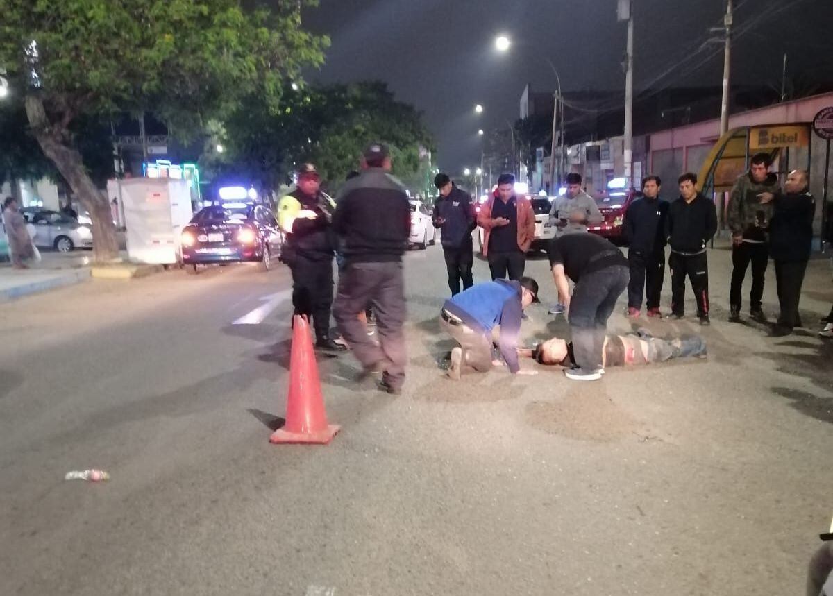 Víctima estaba en estado de ebriedad y fue arrollado en avenida Leguía. (Foto: Difusión)