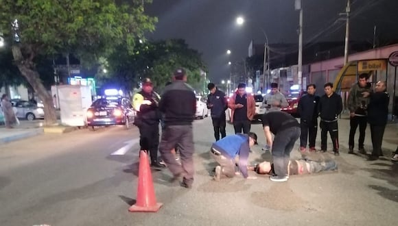Víctima estaba en estado de ebriedad y fue arrollado en avenida Leguía. (Foto: Difusión)