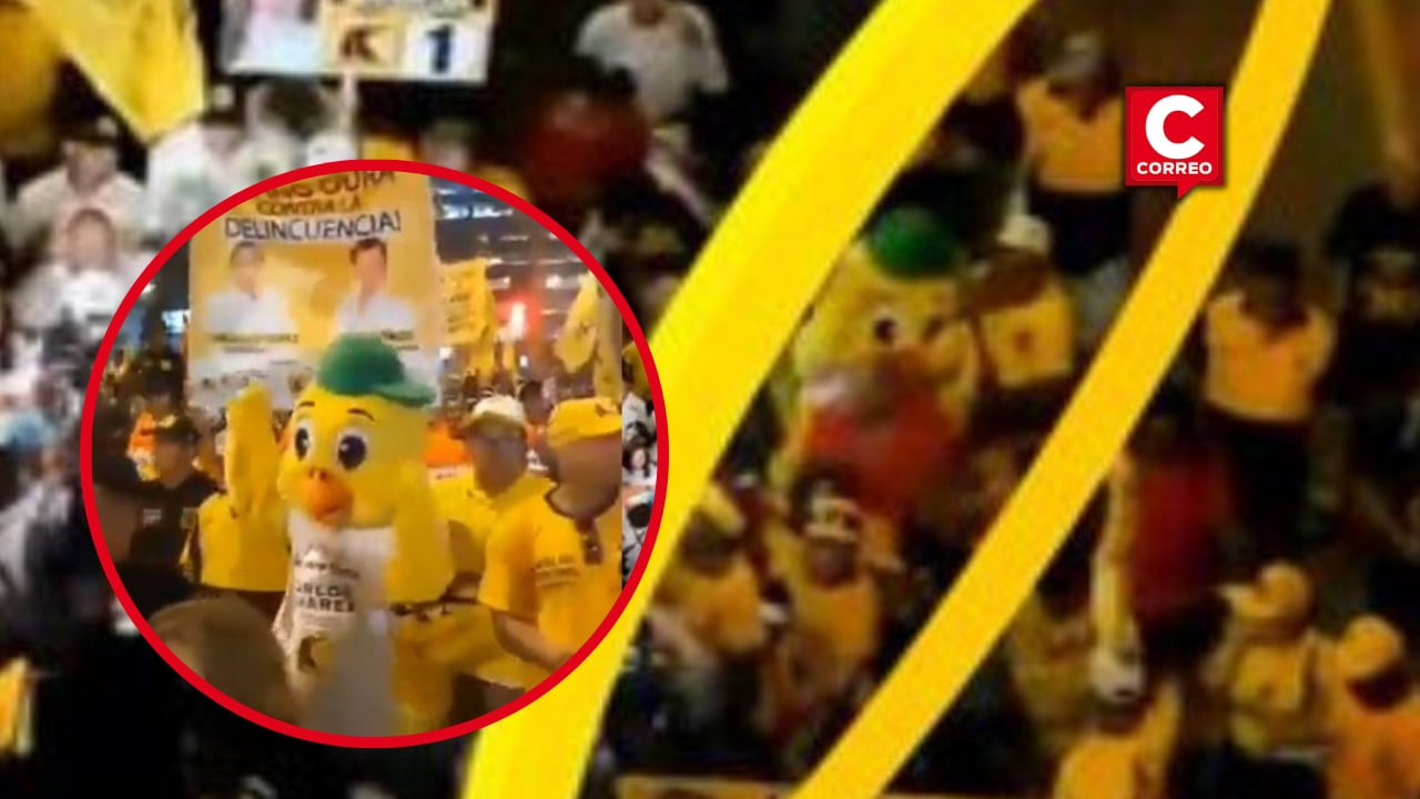 El popular “Pollo” volvió a ser visto en público durante el cuarto debate presidencial organizado por el JNE.