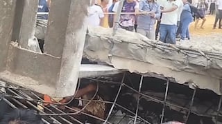Iquitos: escolar fallece tras caerle pared de colegio durante presuntos trabajos de demolición