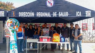 Diresa Ica participó de feria informativa sobre el Simulacro Nacional este 30 de mayo