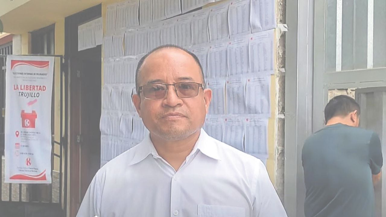 Raúl Aldana Dioses, precandidato en Trujillo por el partido naranja, solicita estar atentos a resultados de la ONPE.