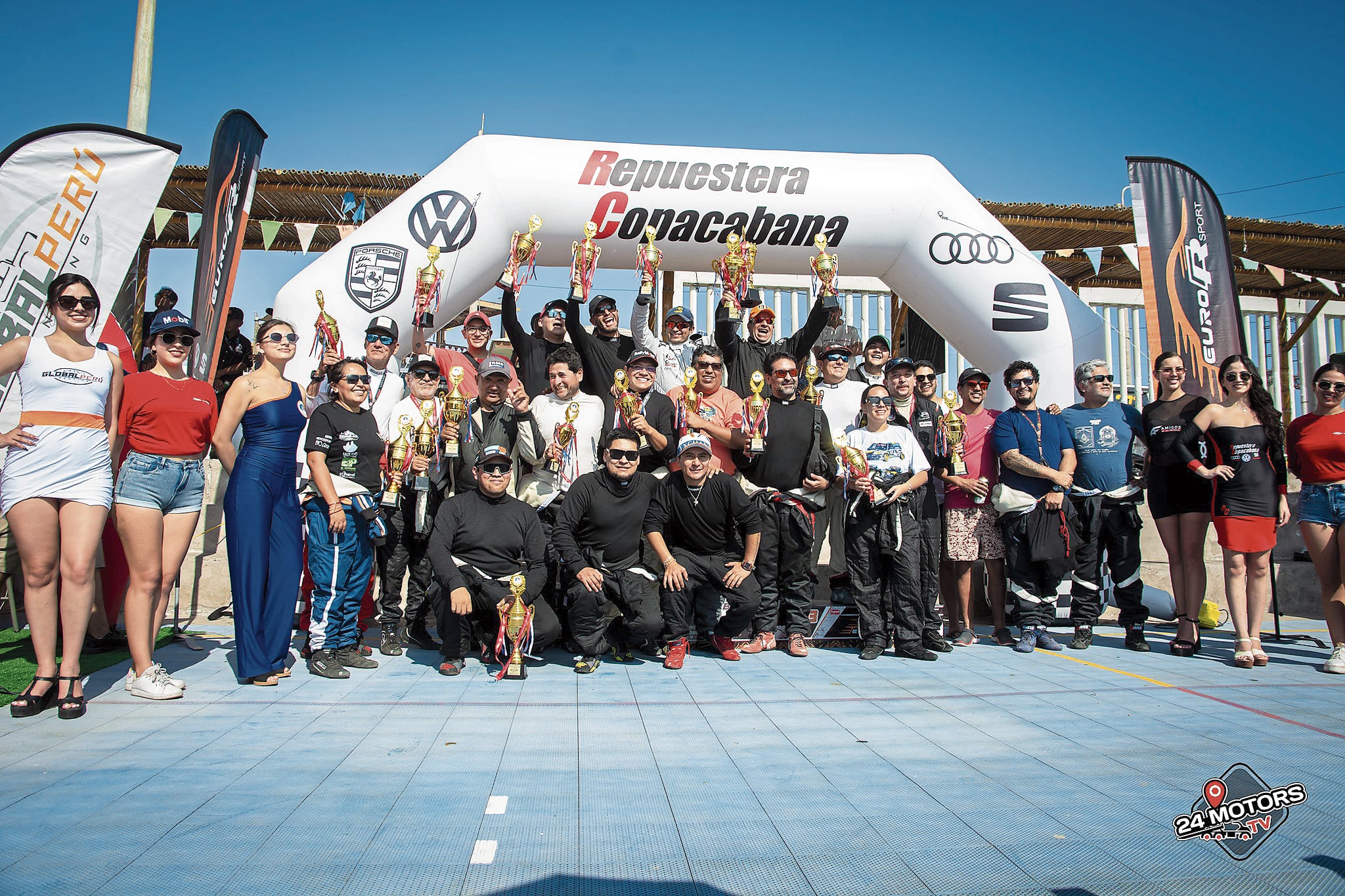 Fueron los mejores en el Rally Premio Ciudad de Mollendo. Foto: 24 MOTORS TV.