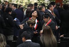 Políticos y militantes de Fuerza Popular llegan a velorio del expresidente Alberto Fujimori (FOTOS)
