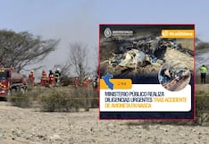 Nasca: Fiscalía inicia diligencias en zona donde cayó avioneta que dejó 13 fallecidos