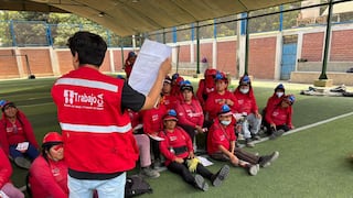 Ica: capacitación sobre la plataforma de Empleo Perú beneficia a trabajadores del Programa Llamkasun