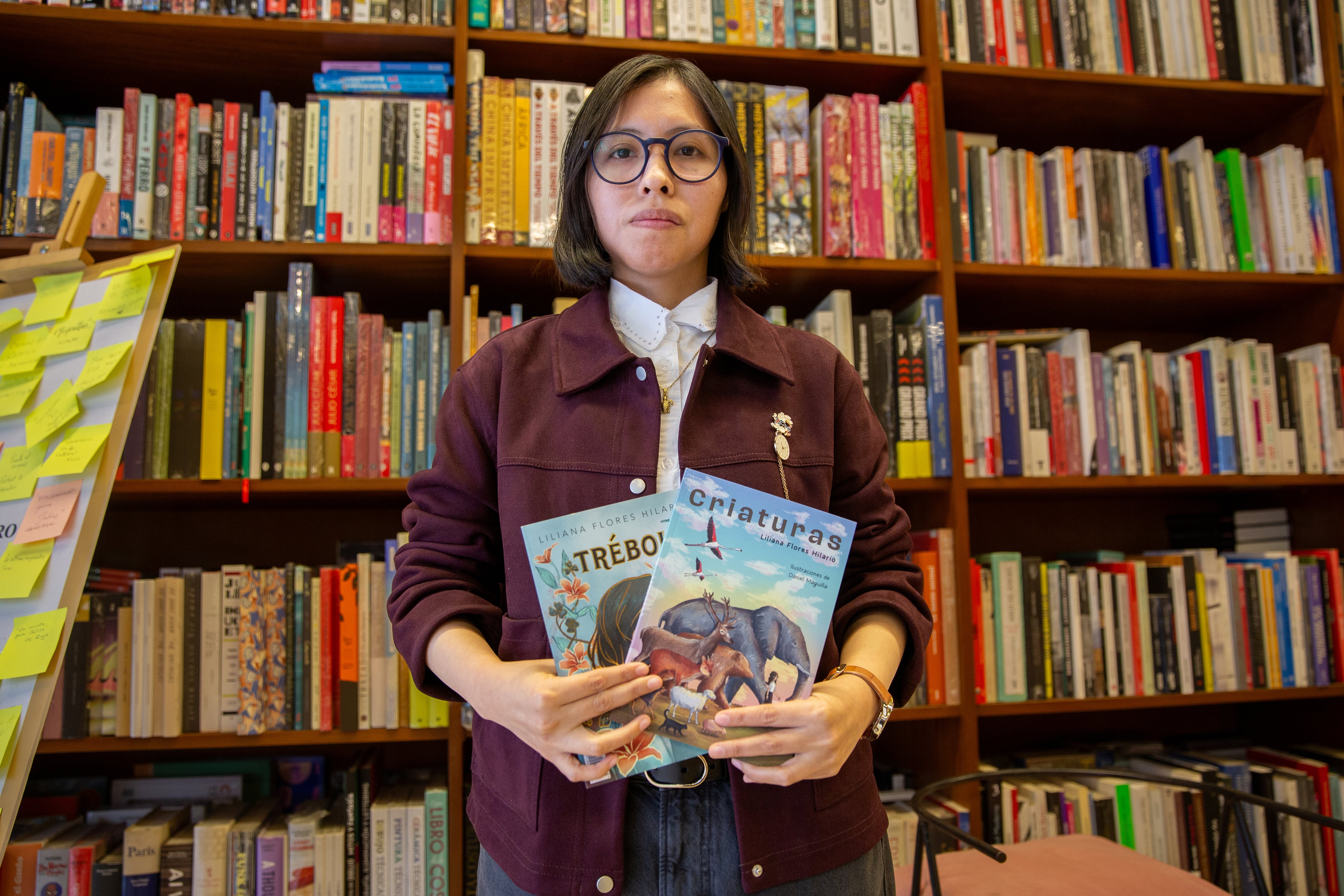 Liliana Flores Hilario, poeta y docente peruana.
(Foto: Fernando Sangama / @photo.gec)