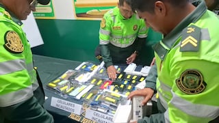 Huancayo: En un día incautan 259 celulares, la mayoría sustraídos y detienen a 14 personas