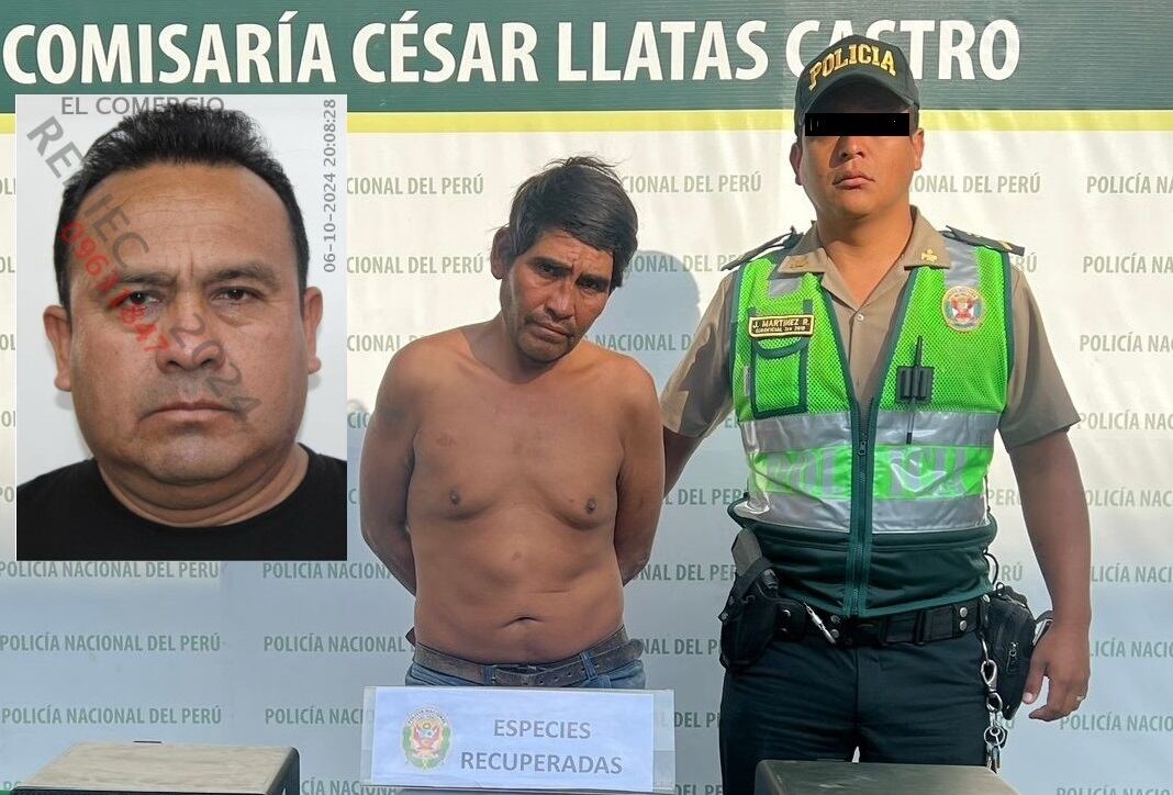 Policía y ladrón recapturado.