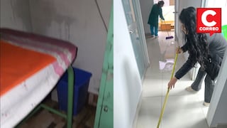 Centro de Salud de Azapampa se inunda tras torrencial lluvia en Huancayo